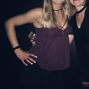 AMERICAN EAGLE PURPLE TANK TOP!